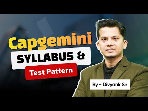📘 Capgemini Exam Syllabus & Test Pattern 2025 | Complete Hiring Process + Prep Tips to Crack!