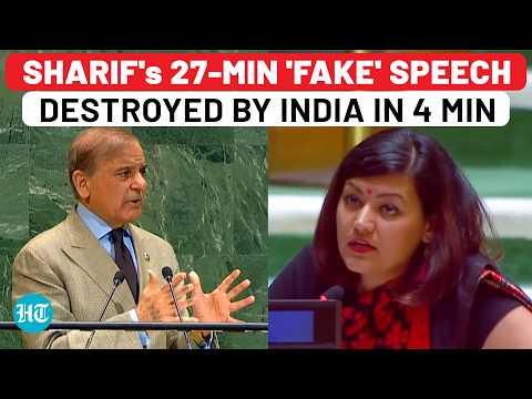 Hours After Sharif's 'We Won War' Lie At UN, India Destroys Pakistan PM In 4 Min| Pahalgam,Sindoor