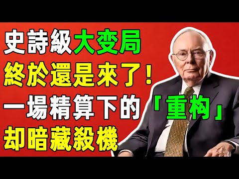 史詩級「大變局」，終於還是來了，一場精算下的重構，實際上卻暗藏殺機！#money #財富 #投資 #查理芒格 #人生智慧 #財經