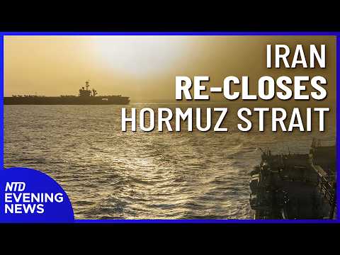 Iran Re-closes Hormuz Strait; Trump Pushes Mental Illness Drug Research | NTD Evening News (Apr. 18)