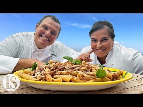 Pasta alla Genovese (Neapolitan Onion and Meat Sauce) with Antonio Sorrentino e Carmela Abbate