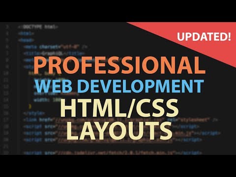 EASY! Hand-code an HTML + CSS layout