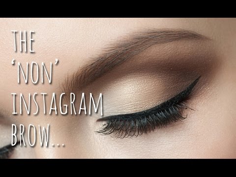 THE 'NON' INSTAGRAM EYEBROW TUTORIAL