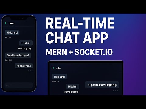 Build Real-Time Chat Application Using MERN Stack, Socket.io & Tailwind CSS | 12-Hour Full Project