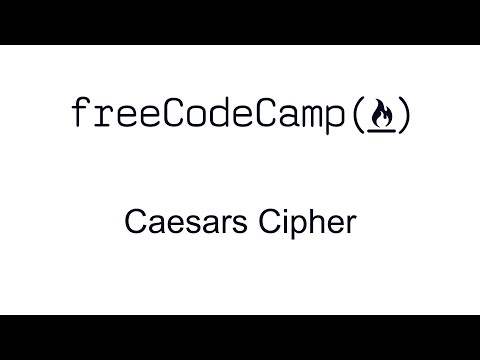 Caesars Cipher - JavaScript Algorithms and Data Structures - Projects Free Code Camp