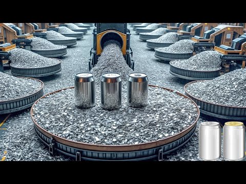 How Millions of Aluminum Cans Are Recycled in a Factory | Amazing Aluminum Recycling Process