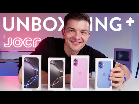 iPhone 16 & 16 Pro Unboxing + erstes Setup!