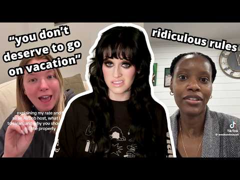 entitled airbnb owners are crashing out on tiktok and nobody cares