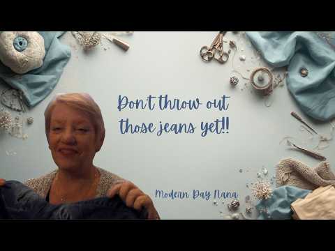 	Don’t Toss Those Jeans! Creative Denim Mending Tutorial