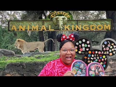 PIN TRADING AT ANIMAL KINGDOM 🦁| My last time riding Dinosaur, first time pin trading. 