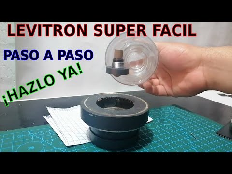 HOW TO MAKE A LEVITRON STEP BY STEP (MAGNETIC LEVITATION)