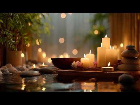 10 Hours Relaxing Music for Massage + Water Sounds 🎵 Spa Music, Calming Music