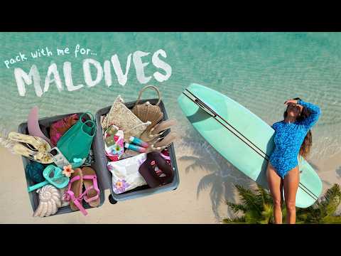 Pack with me for... the MALDIVES 🏄🏾‍♀️