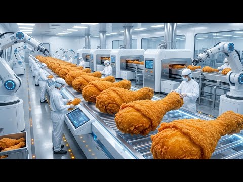 Inside the Factory That Makes Perfect Crispy Drumstick Chicken | Full Process