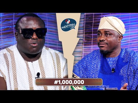 #Masoyinbo Episode Eighty-Three with #SaheedOsupa: Exciting Game Show Teaching Yoruba Culture.