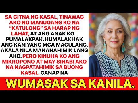 Sa kasal, tinawag akong “katulong” ng manugang ko. Pumalakpak ang anak ko… hanggang magsalita ako.