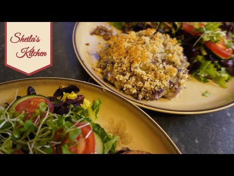 Stilton stuffed mushrooms