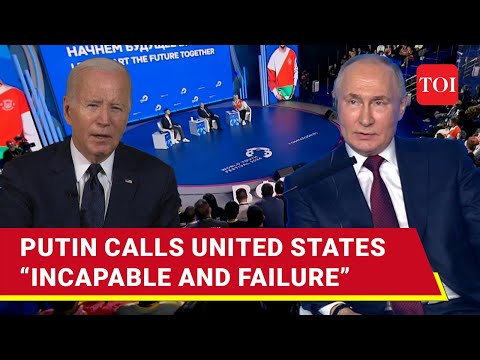 Vladimir Putin Mocks President Joe Biden, says US 'Failed As A Superpower' | Watch