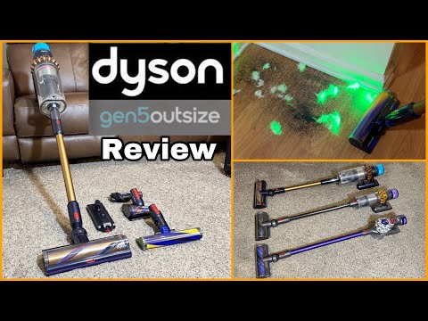 Dyson Gen5 Outsize Vacuum Review Demo &  Maintenance Tips + V8 & V15 Detect Comparison