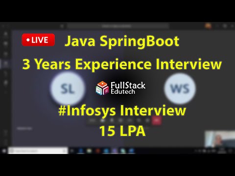 3 Years Java Spring Boot Interview | Java Interview | Spring Boot |Original from @InsightsInstructor