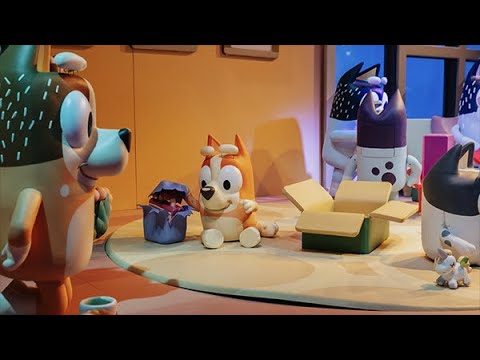 Welcome to Bluey's Christmas at the Myer Christmas Windows!