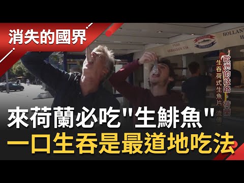 沒吃過"生鯡魚"別說你來過荷蘭！2位鄰家大男孩將露營車改裝成行動魚攤 生吞傳統"荷式生魚片"流傳百年 美味誘人連海鷗都來搶│李文儀主持│【消失的國界  完整版】20220326│三立新聞台