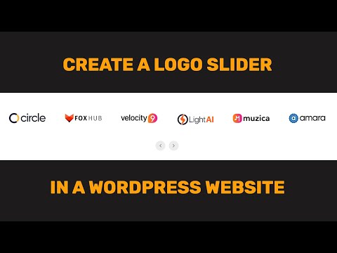 How To Create A Logo Slider in WordPress Website using GS Logo slider Plugin | Free Plugin
