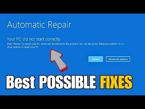 Your PC did not Start Correctly on Windows 10/11 (2025 FIX) Updated