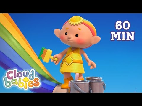 Baba Yellow Paints a Rainbow 🎨 Cloudbabies Bedtime Stories