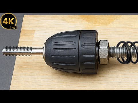 2 Million Dollar Secrets Of The Drill Head! 1 Minute Creative Idea