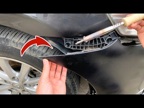 Car Bumper Repair by Yourself at Home ! No Need for a Mechanic