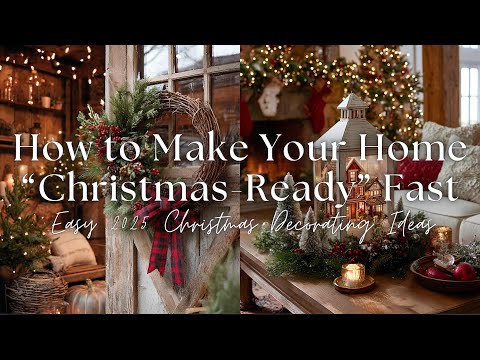 🎄 Need Christmas Magic Fast? These Simple Decor Tricks Transform Your Home Instantly