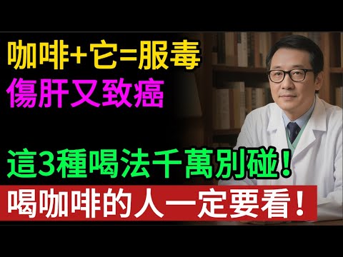 咖啡+它=服毒 傷心又致癌！ 這3種喝法 千萬別碰！喝咖啡的人一定要看！#咖啡 #黑咖啡 #養肝 #骨質疏鬆 #高血壓