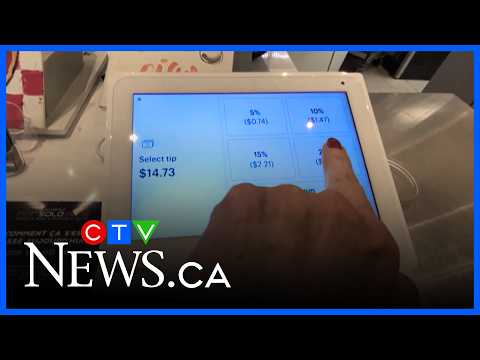 'Gone too far': Canadians fed up with tipping