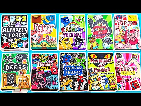 76 Game Book Stories Collection🎬 (Poppy Playtime, Alphabet Lore, Rainbow Friends, Amanda, Freddy)