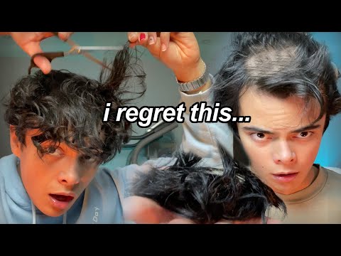 if i laugh i CUT MY HAIR...