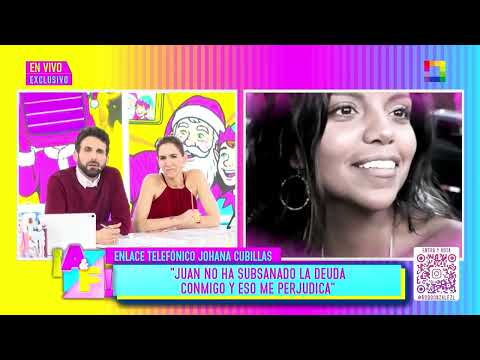 Amor y Fuego - DIC 17 - ENLACE TELEFÓNICO JOHANA CUBILLAS Y JUAN ICHAZO | Willax