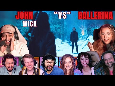 "TOP 'JOHN WICK VS BALLERINA' REACTIONS! BALLERINA (2025) FIGHT SCENE! MOVIE REACTION MASHUP!"