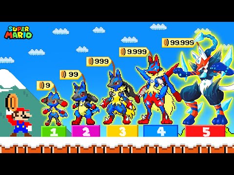 Mario and Pokemon. How All Sinnoh Pokemon Evolve in Super Mario Bros?