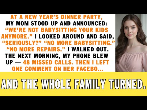 My Mom Cut Me Off at New Year’s Dinner — The Next Morning I Had 48 Missed Calls.