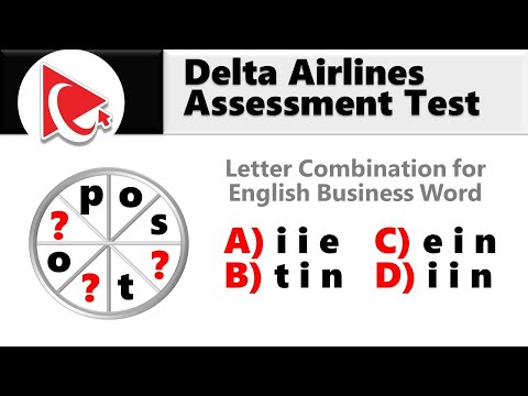 How to Pass DELTA AIRLINES HIRING ASSESSMENT TEST - Questions and Answers with Solutions