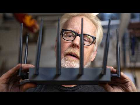 Adam Savage's Wi-Fi Gets Hacked