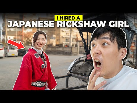 I Hired the CUTEST RickShaw Girl to Carry Me Around