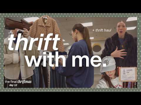 the final thriftmas day 12! Come thrift with me + haul