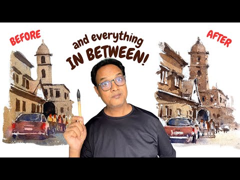 Not Many Watercolor Beginners Are Doing This 🥴 (In Between)