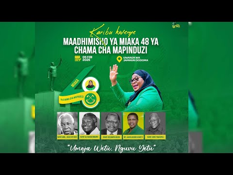 🔴#LIVE: MAADHIMISHO YA MIAKA 48 YA CCM, UWANJA WA JAMHURI, MIAKA 48 YA CCM