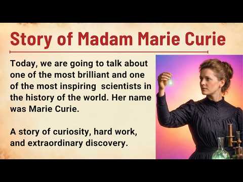 The Inspiring Story of Marie Curie | Learn English Through Real Stories | English Listening Practice