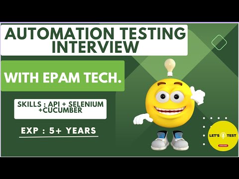 Automation Testing interview with EPAM | Skills: API + Selenium + Cucumber | Software Testing Zone