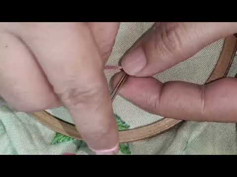 Hand embroidery, very easy hand embroidery design for beginners 