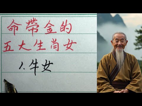 老人言：命裡帶金的女人！越老越有錢的五大生肖，後半生福氣滿滿 #硬笔书法 #手写 #中国书法 #中国語 #毛笔字 #书法 #毛笔字練習 #老人言 #中國書法 #老人 #傳統文化